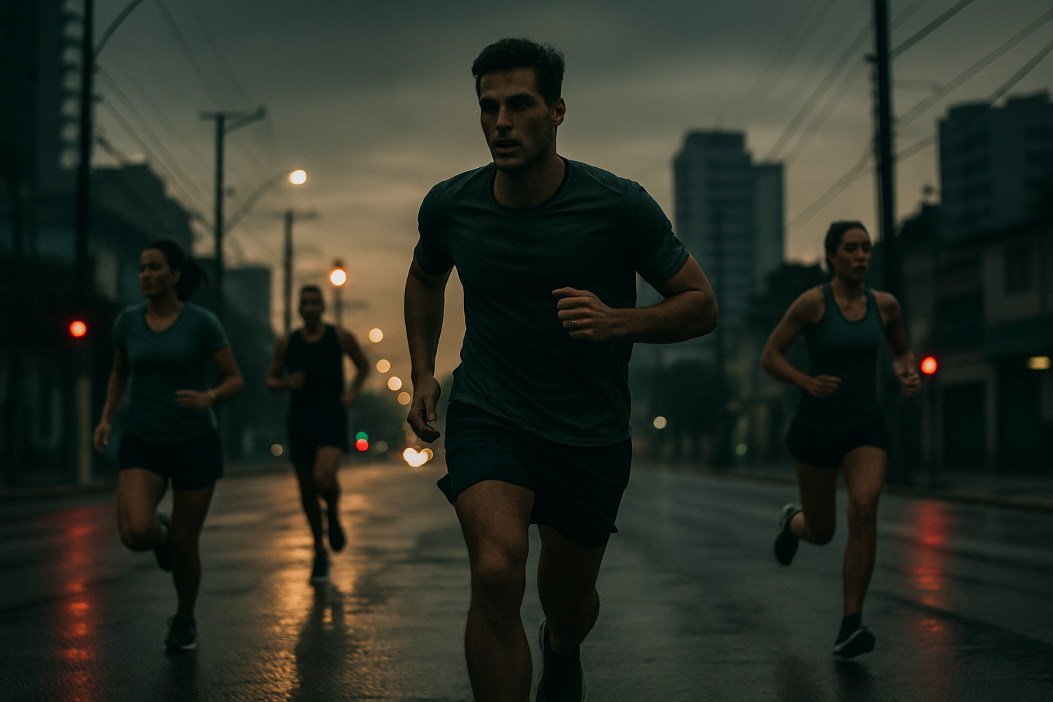 Quadril e core antes da corrida reduzem lesões de overuse em 39–52% — tornozelo/pé não ajudou e elevou lesões agudas